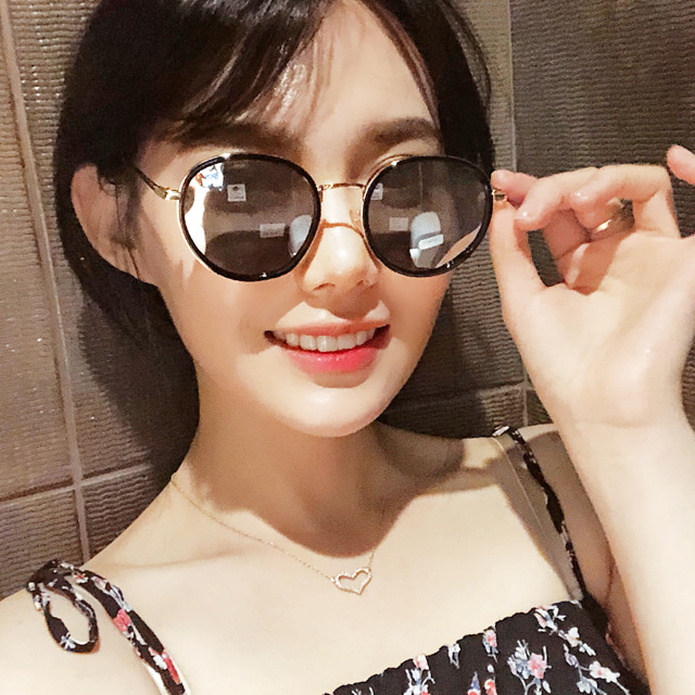 [리퍼브]안죠비 여자 원형선글라스(편광렌즈)
