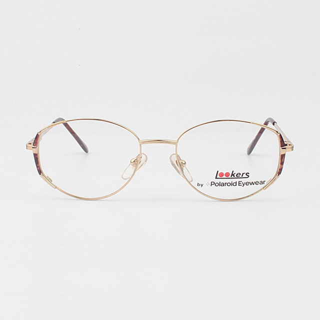vtg-477Lookers by polaroid eyewear gold rim